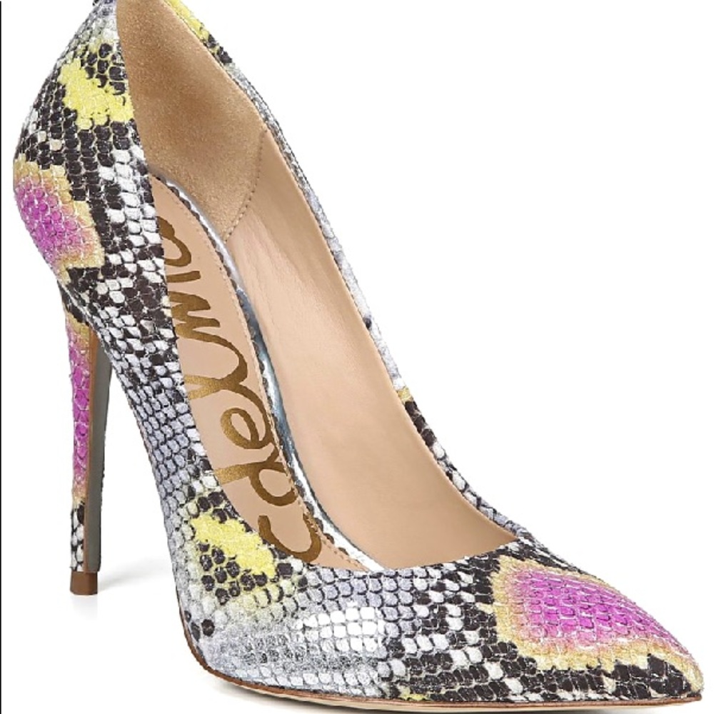 Sam Edelman Danna snakeskin Shoes Pumps heels sz 7